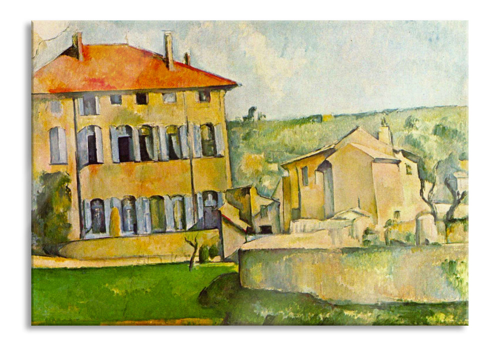 Pixxprint Paul Cézanne - Jas de Bouffan II, Glasbild