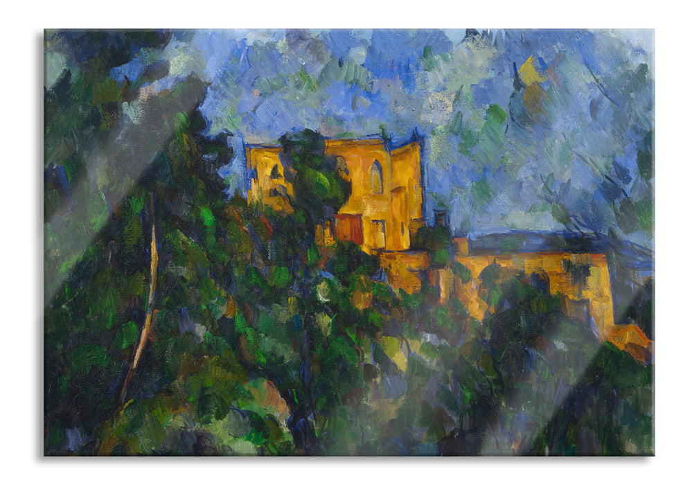 Pixxprint Paul Cézanne - Château Noir, Glasbild