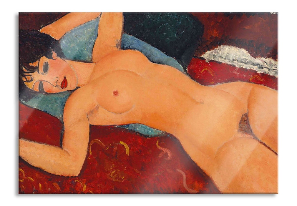 Pixxprint Amedeo Modigliani - Nu couché, Glasbild