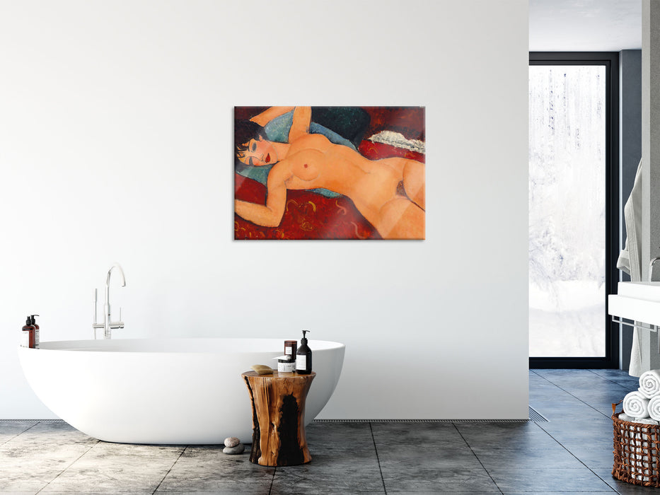 Amedeo Modigliani - Nu couché, Glasbild