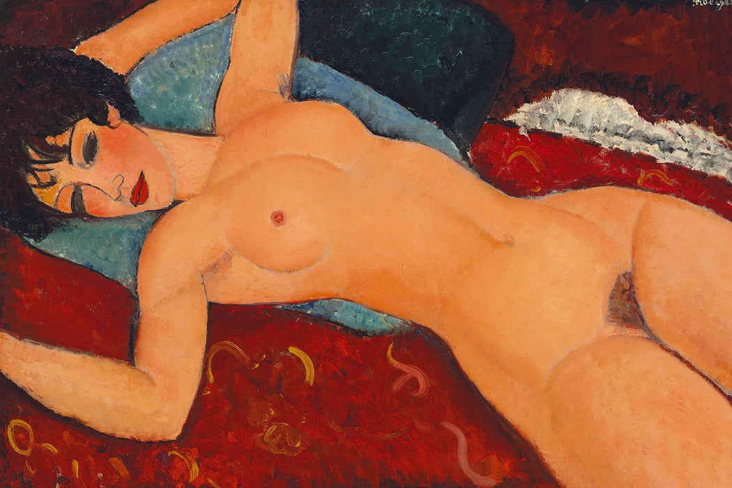 Amedeo Modigliani - Nu couché, Glasbild