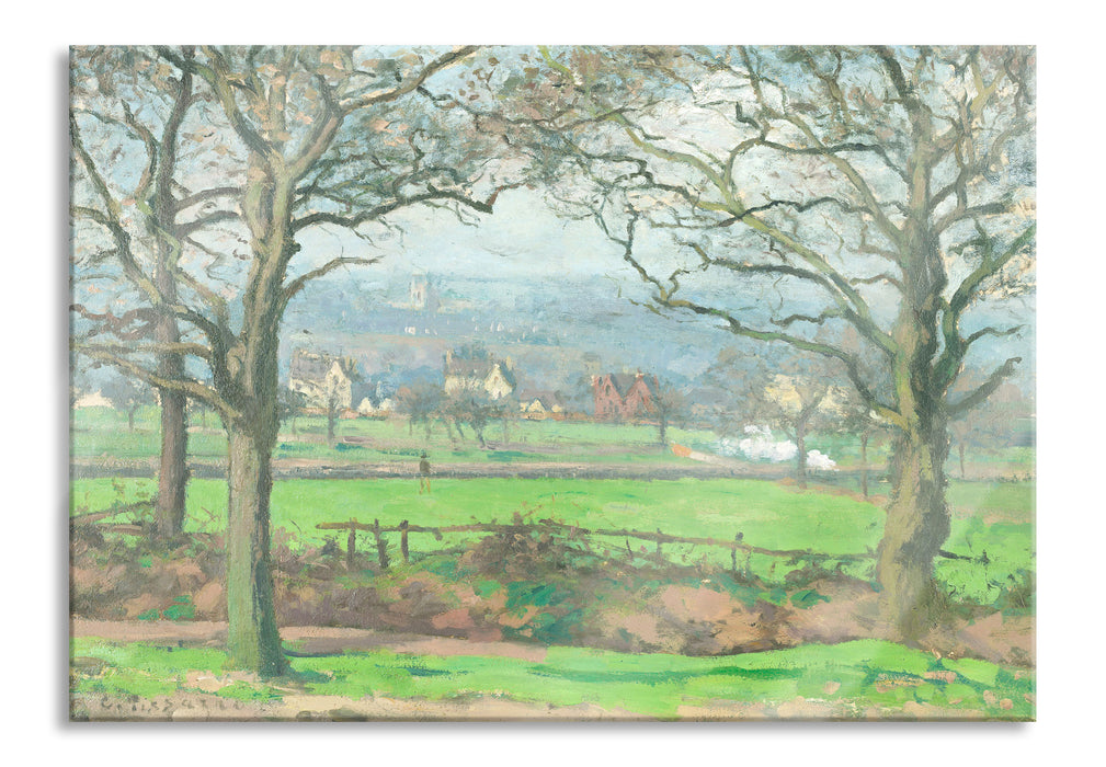 Pixxprint Camille Pissarro - Near Sydenham Hill Looking towards, Glasbild