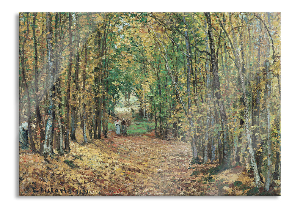 Camille Pissarro - Allée dans le parc de Marly, Glasbild