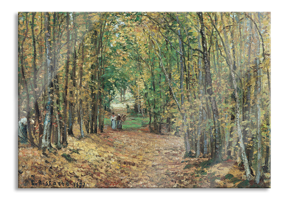 Pixxprint Camille Pissarro - Allée dans le parc de Marly, Glasbild