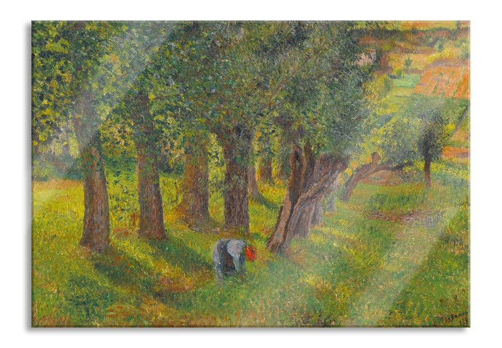 Pixxprint Camille Pissarro - LE CHOU À PONTOISE , Glasbild