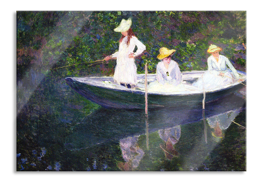 Claude Monet - En norvégienne, Glasbild