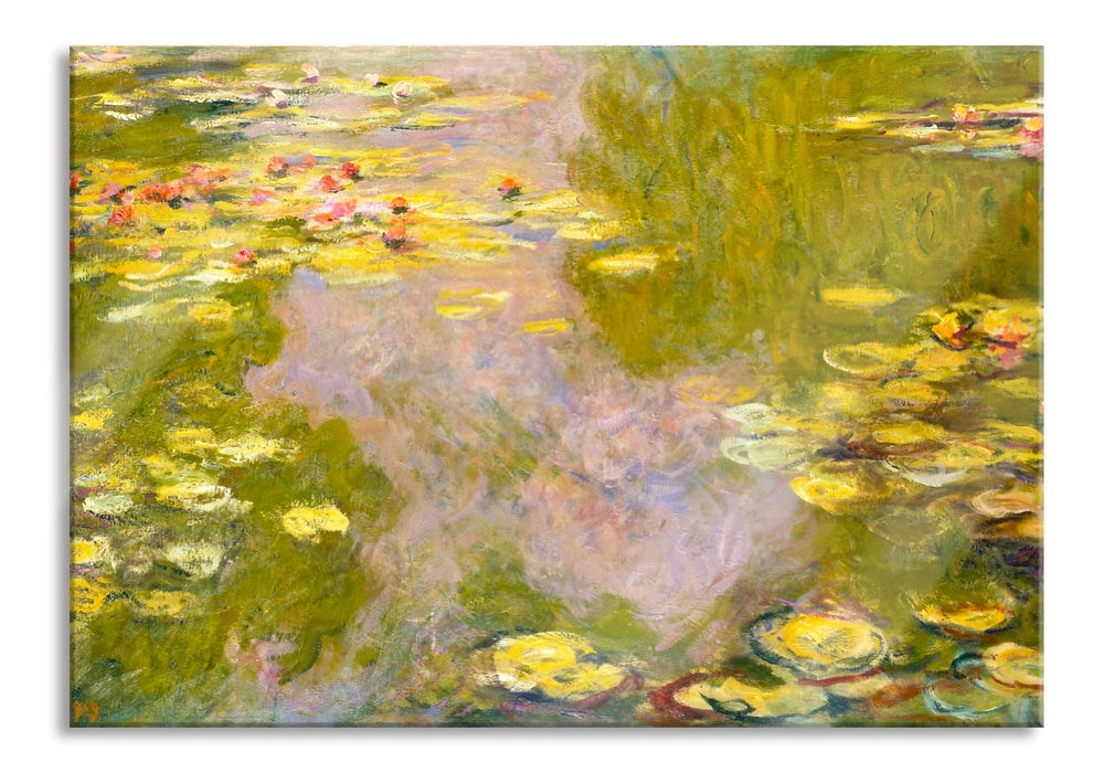 Claude Monet - Seerosen  II, Glasbild