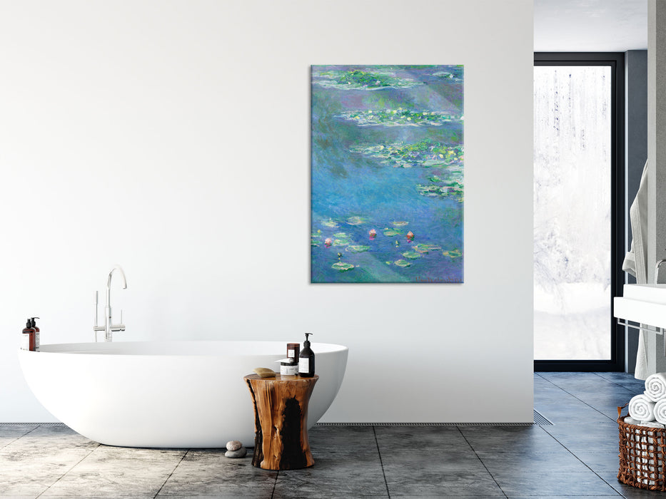 Claude Monet - Seerosen  IX, Glasbild