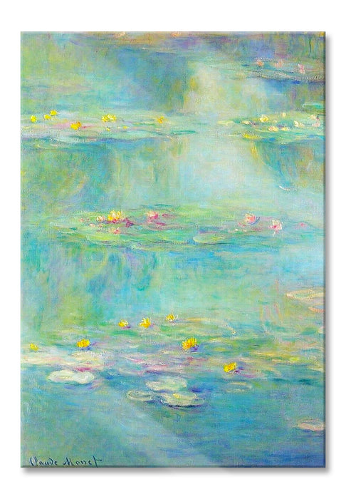 Claude Monet - Seerosen  X, Glasbild