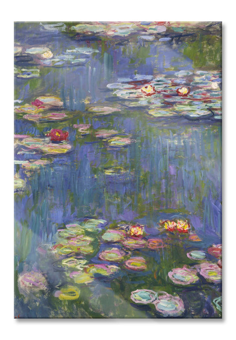 Pixxprint Claude Monet - Seerosen, Glasbild