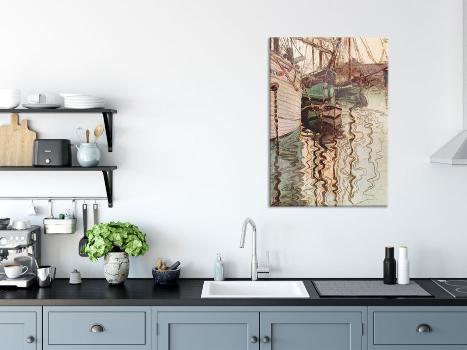 LAIS Puzzle 'Segelschiffe Im Wellenbewegten Wasser' Von Egon Schiele – 1000 Teile, Expressionismus-Kunst