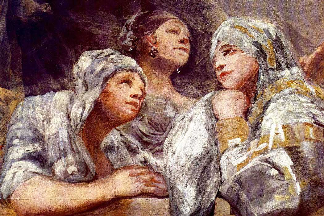 Francisco de Goya - Kuppelfresko in San Antonio, Glasbild