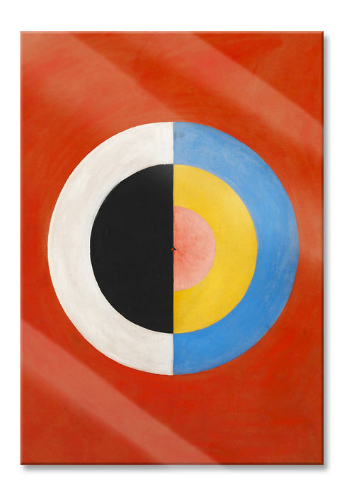 Pixxprint Hilma af Klint - Der Schwan II, Glasbild