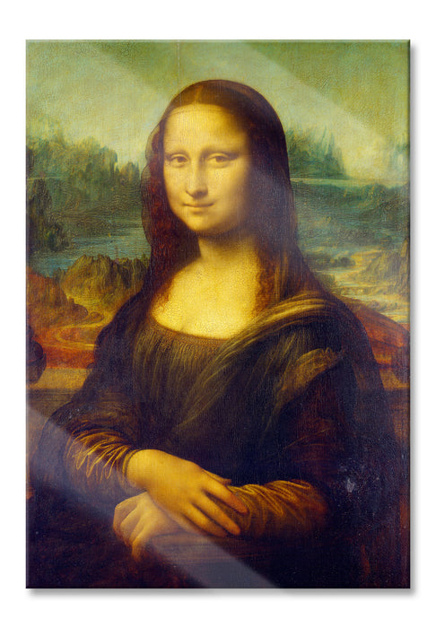 Pixxprint Leonardo da Vinci - Mona Lisa , Glasbild