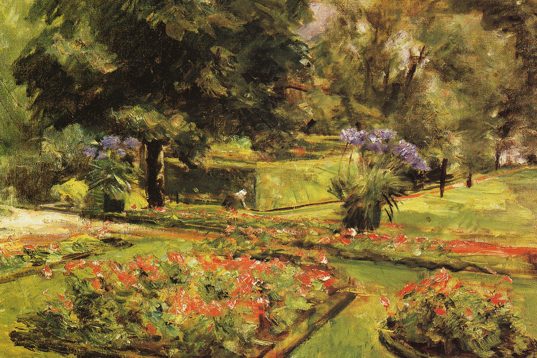 Max Liebermann - Wannseegarten , Glasbild