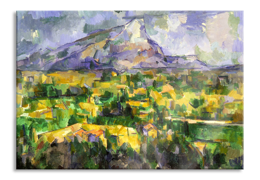 Paul Cézanne - Mont Sainte-Victoire , Glasbild