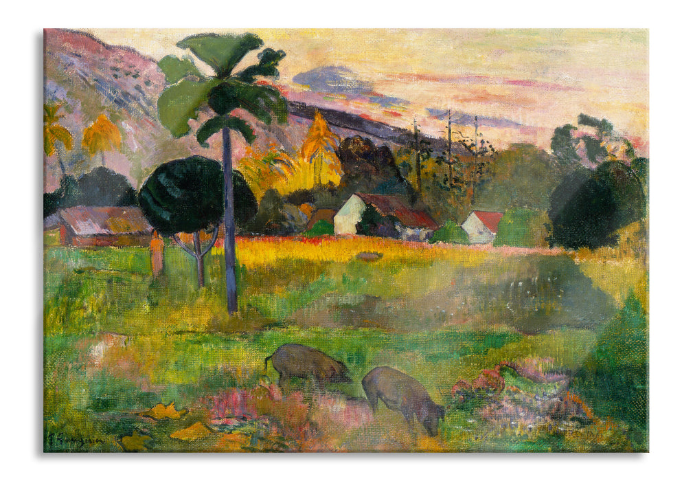 Pixxprint Paul Gauguin - Haere Mai , Glasbild