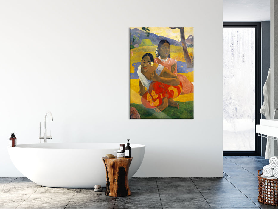Paul Gauguin - Nafea Faa Ipoipo , Glasbild