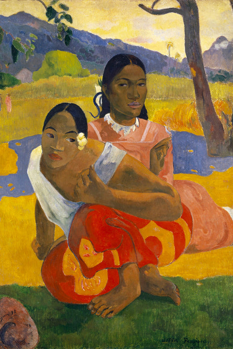 Paul Gauguin - Nafea Faa Ipoipo , Glasbild