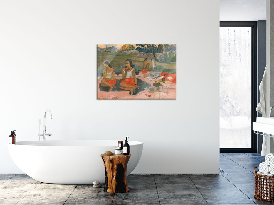 Paul Gauguin - Heiliger Frühling: Süße TräumeNave nav, Glasbild