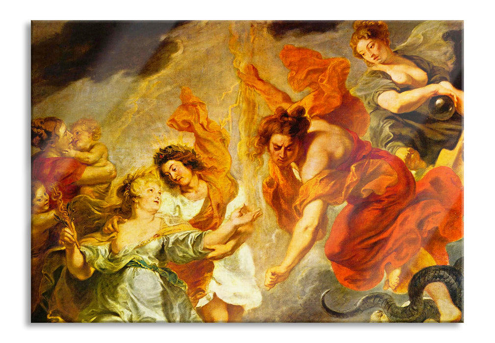 Peter Paul Rubens - Gemäldezyklus für Maria de' Medici, Glasbild