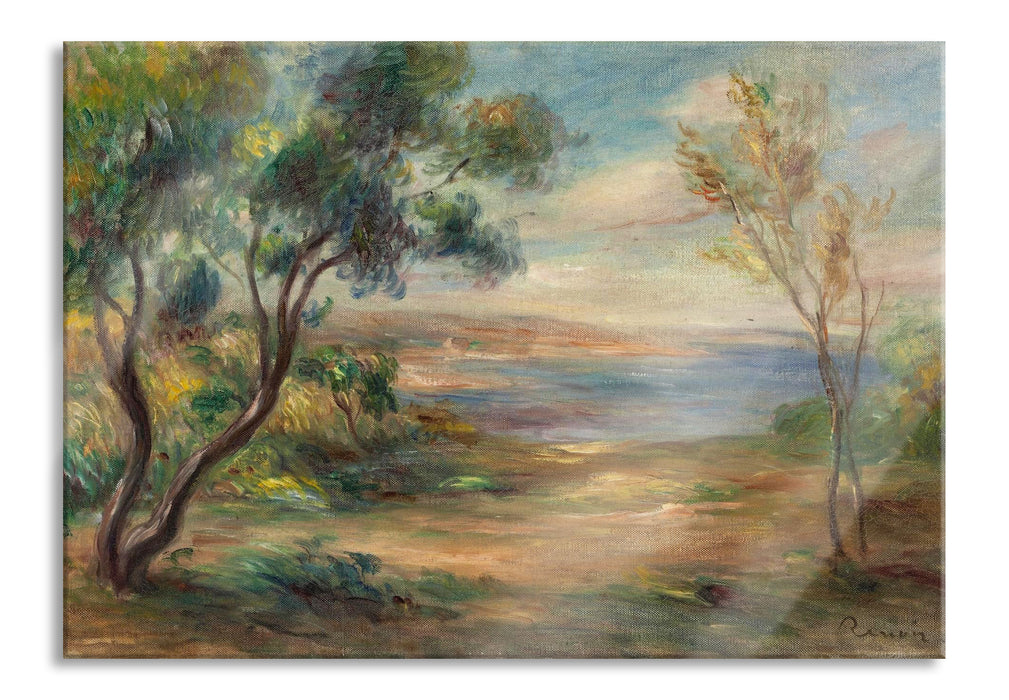 Pierre-Auguste Renoir - Bords de mer, Glasbild