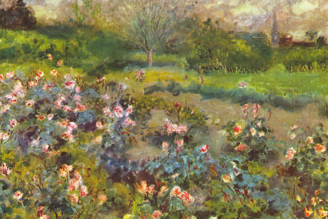 Pierre-Auguste Renoir - Rosenhain , Glasbild