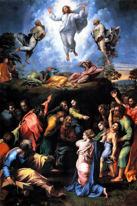 Raffael - Transfiguration , Glasbild