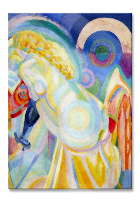 Pixxprint Robert Delaunay - Nackt auf der Toilette , Glasbild