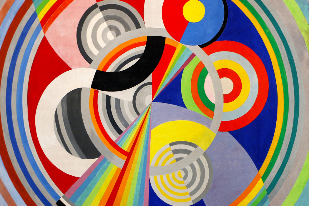 Robert Delaunay - Rhythmus, Glasbild