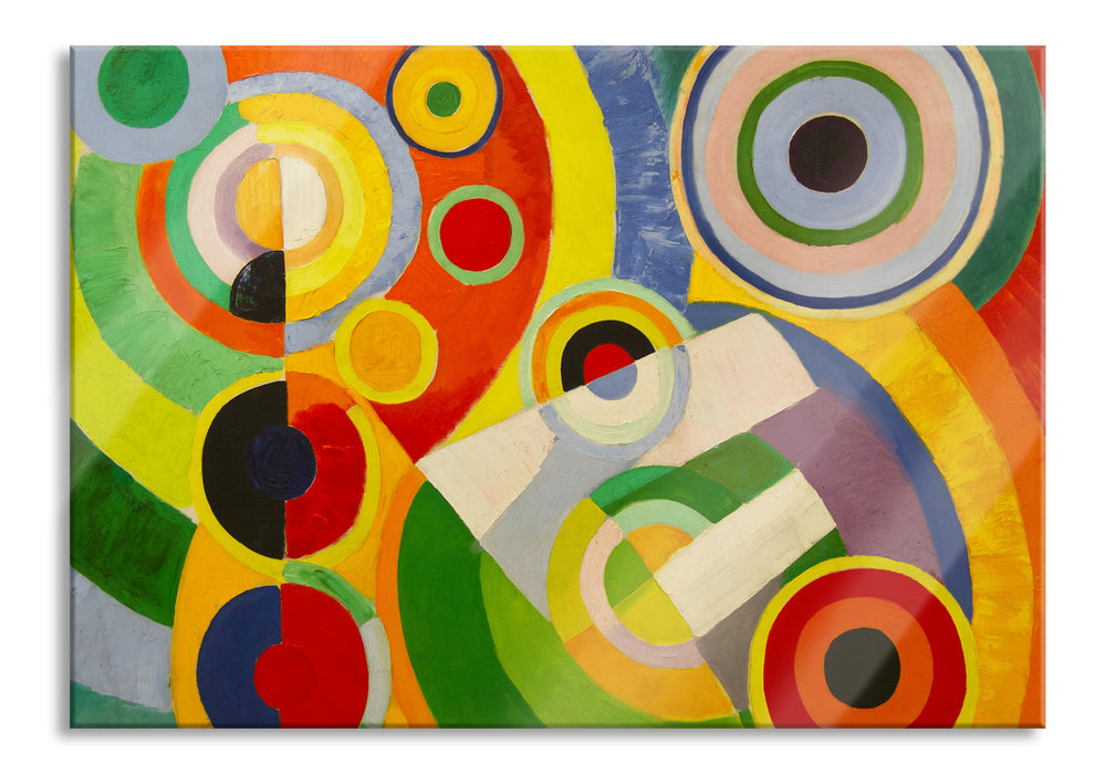 Pixxprint Robert Delaunay - Rythmus Freude am Leben, Glasbild