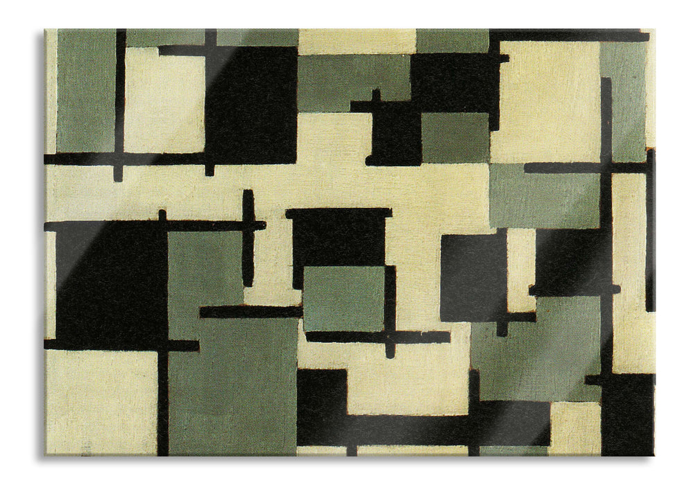 Theo van Doesburg - Komposition XIII , Glasbild