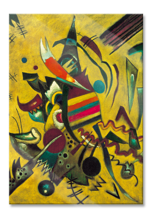 Pixxprint Wassily Kandinsky - Punkte , Glasbild