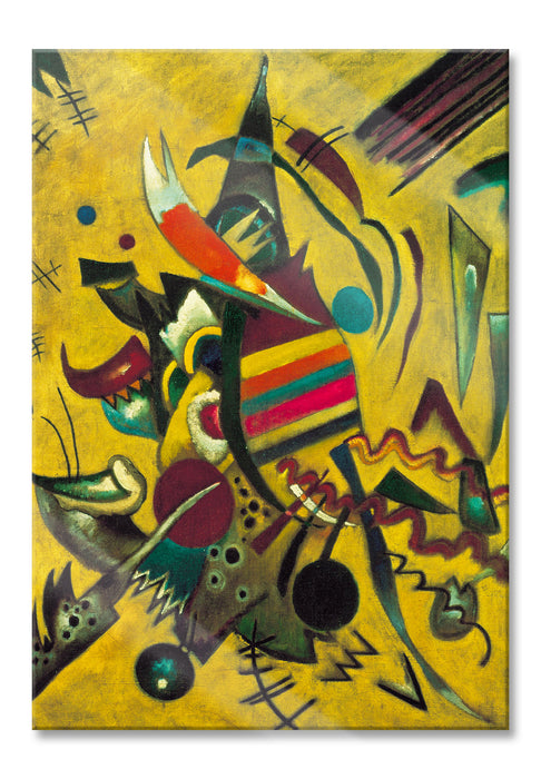 Wassily Kandinsky - Punkte , Glasbild