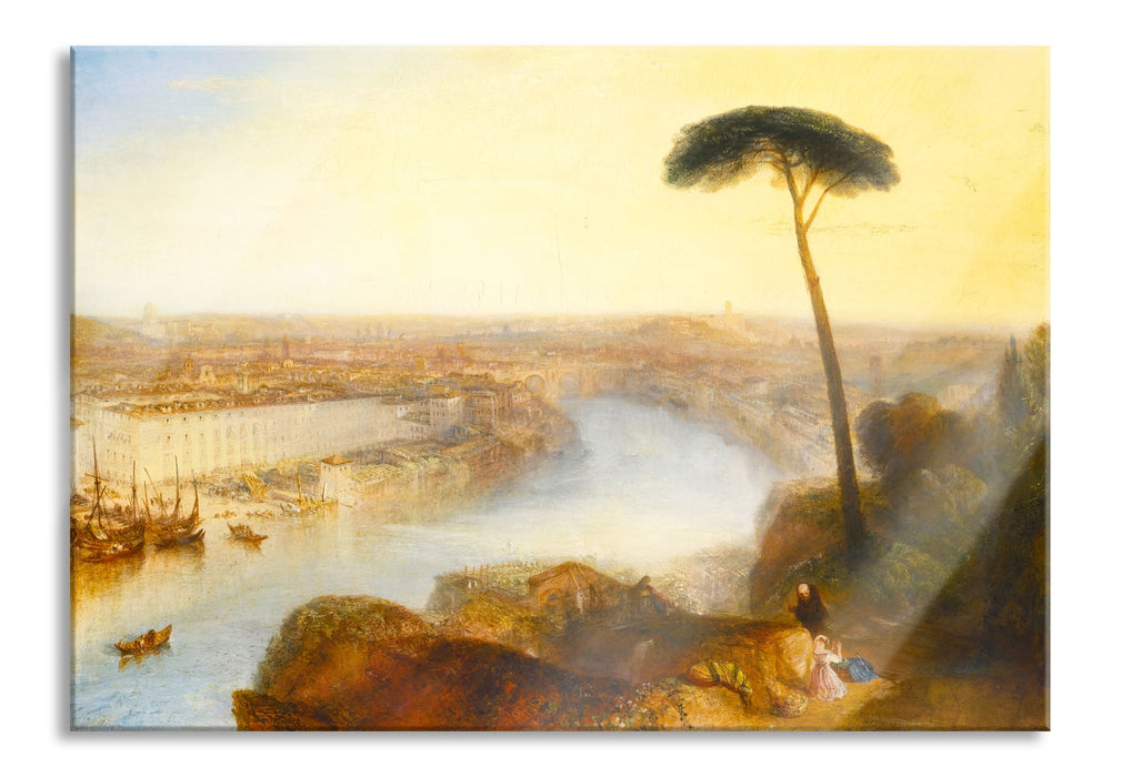 Pixxprint William Turner - ROME FROM MOUNT AVENTINE, Glasbild