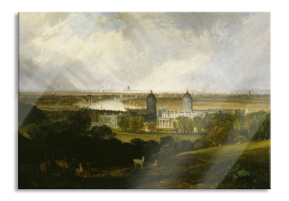 Pixxprint William Turner - London from Greenwhich Park , Glasbild