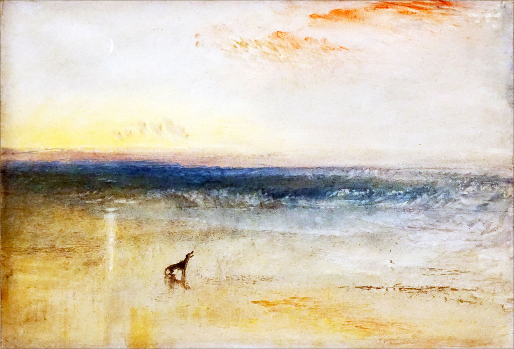 William Turner - Dawn after the Wreck , Glasbild