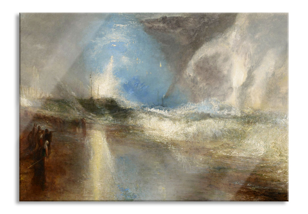 Pixxprint William Turner - Rockets and Blue LightsClose at Hand, Glasbild