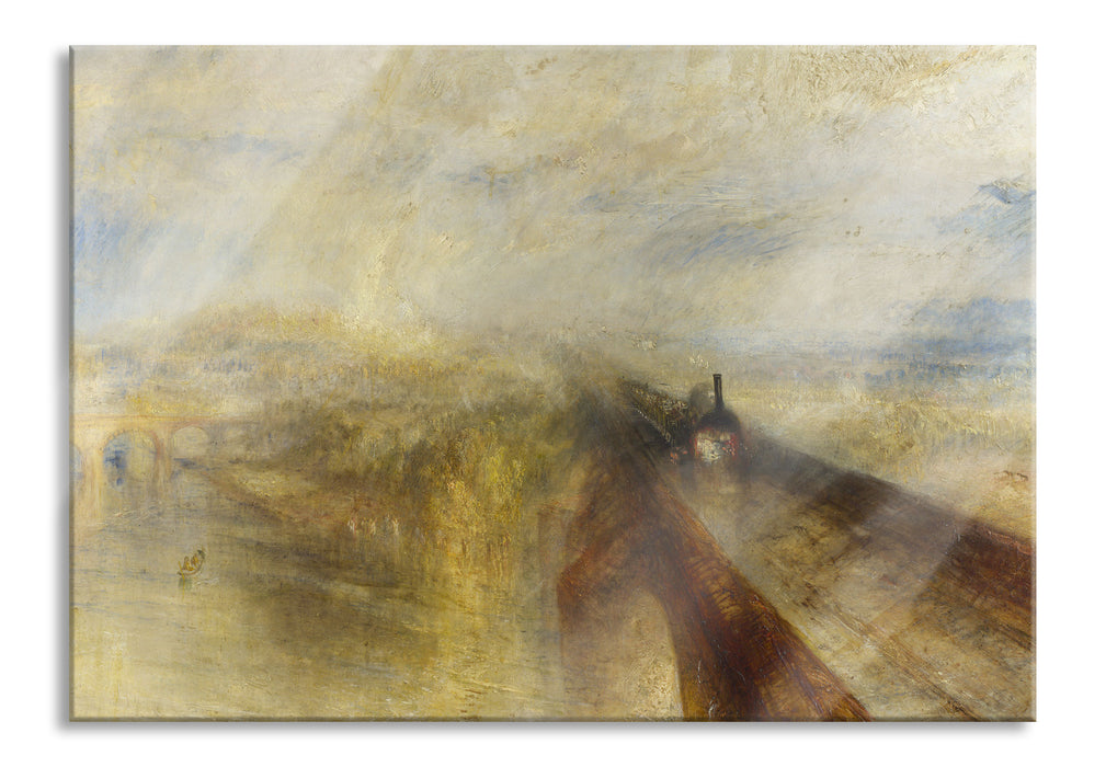 Pixxprint William Turner - Rain Steam and Speed The Great Western, Glasbild