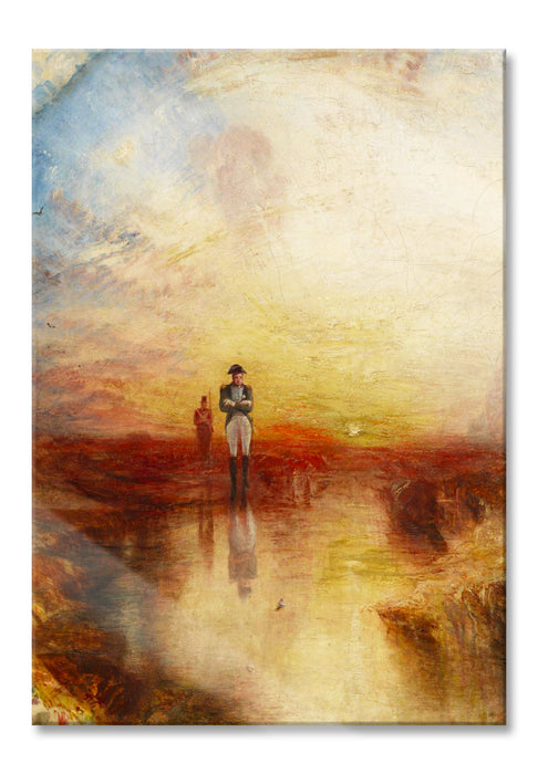 Pixxprint William Turner - War The Exile and the Rock Limpet, Glasbild