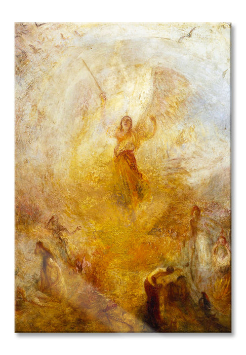 William Turner - The Angel Standing in the Sun, Glasbild
