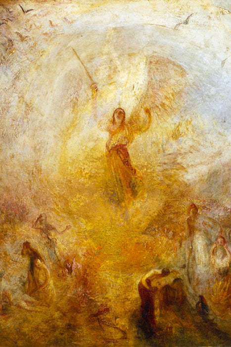 William Turner - The Angel Standing in the Sun, Glasbild