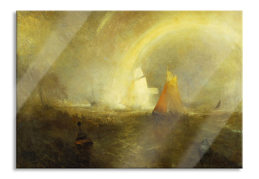 William Turner - The Wreck Buoy, Glasbild