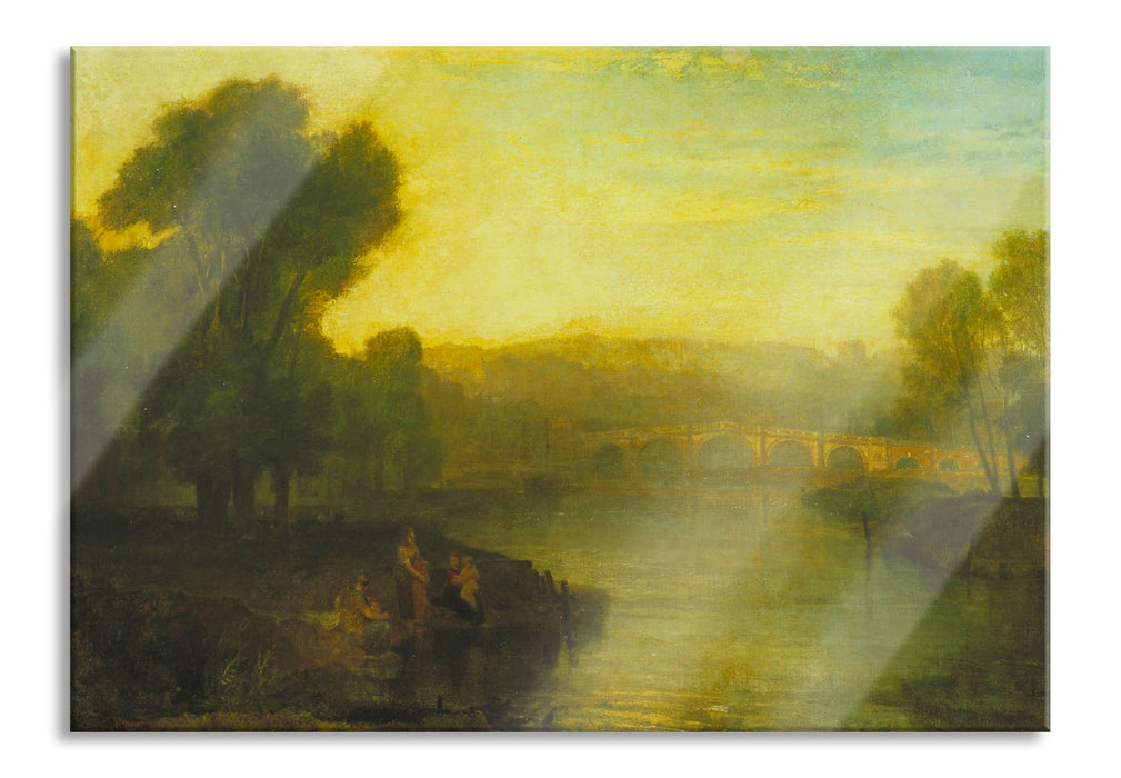 William Turner - View of Richmond Hill and Bridge, Glasbild