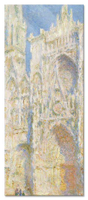 Pixxprint Claude Monet - Kathedrale von Rouen I, Glasbild Panorama