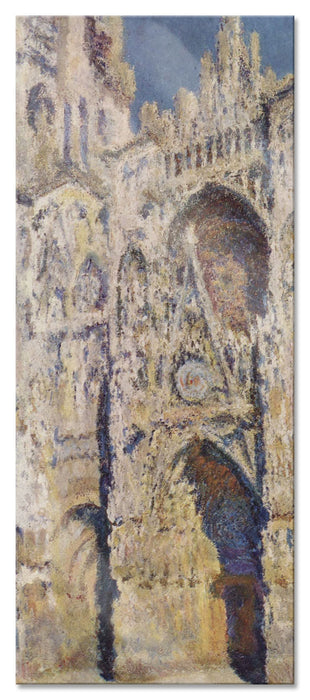 Pixxprint Claude Monet - Kathedrale von Rouen III, Glasbild Panorama