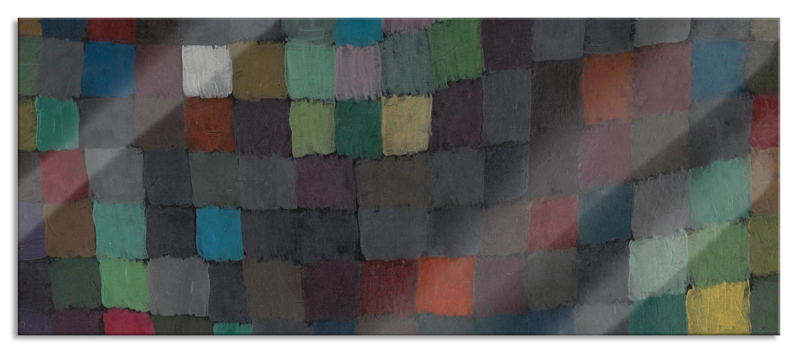 Pixxprint Paul Klee - May Picture, Glasbild Panorama