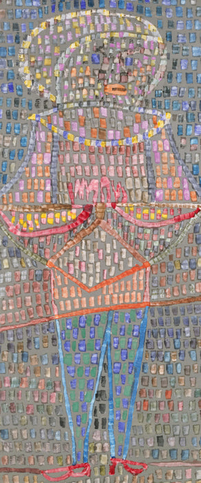 Paul Klee - Junge im schicken Gewand, Glasbild Panorama