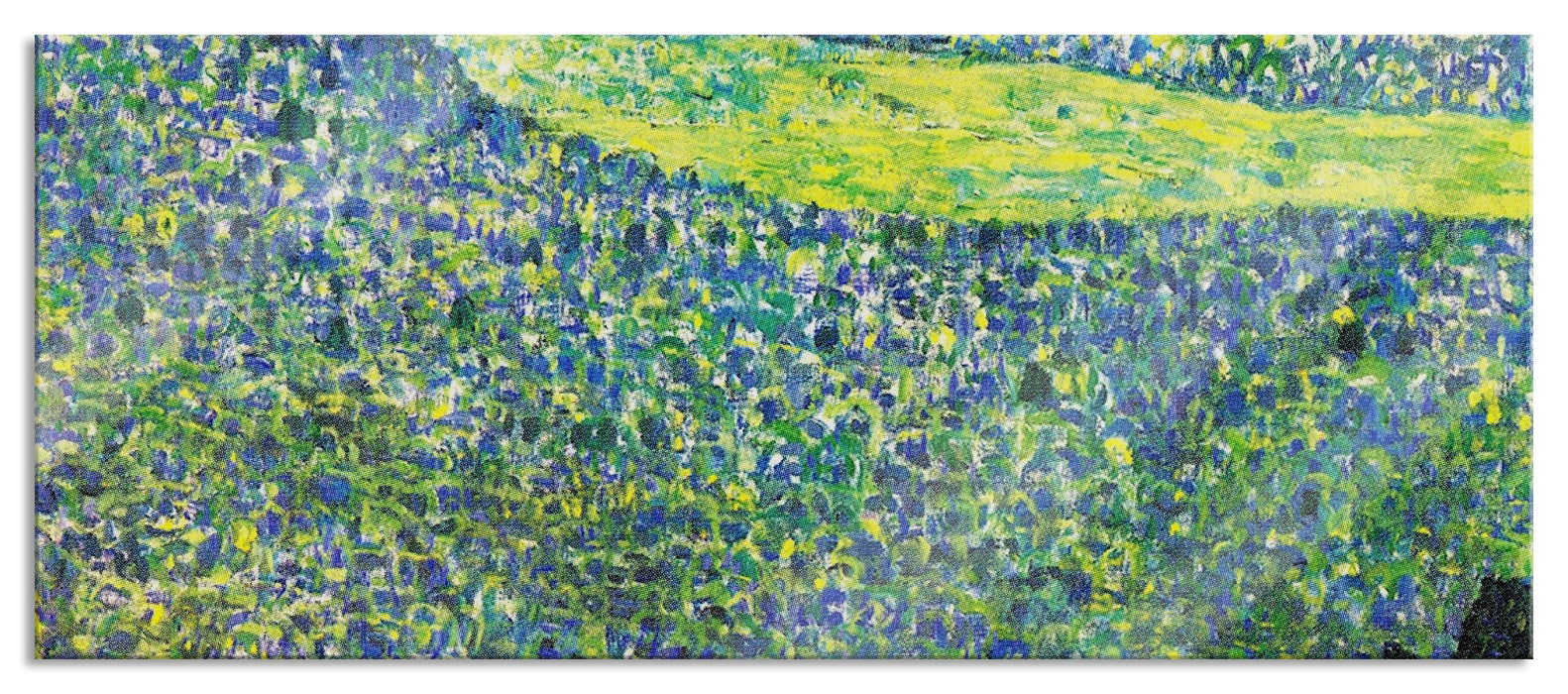 Pixxprint Gustav Klimt - Litzlberg am Attersee, Glasbild Panorama