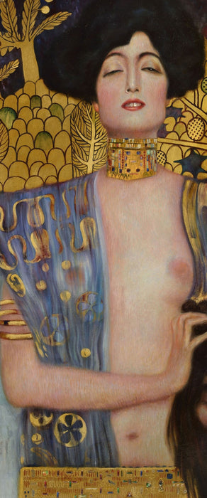 Gustav Klimt - Judith I, Glasbild Panorama